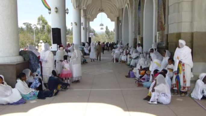 埃塞俄比亚亚的斯亚贝巴令人惊叹的Timkat节。