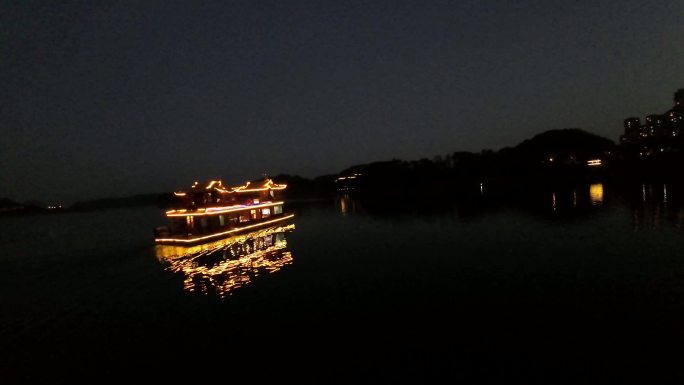 穿越机 杭州 淳安 千岛湖 夜景4