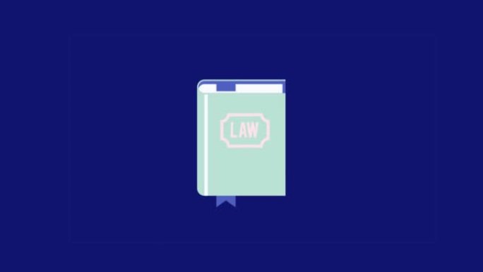 法律书籍动画4k分辨率