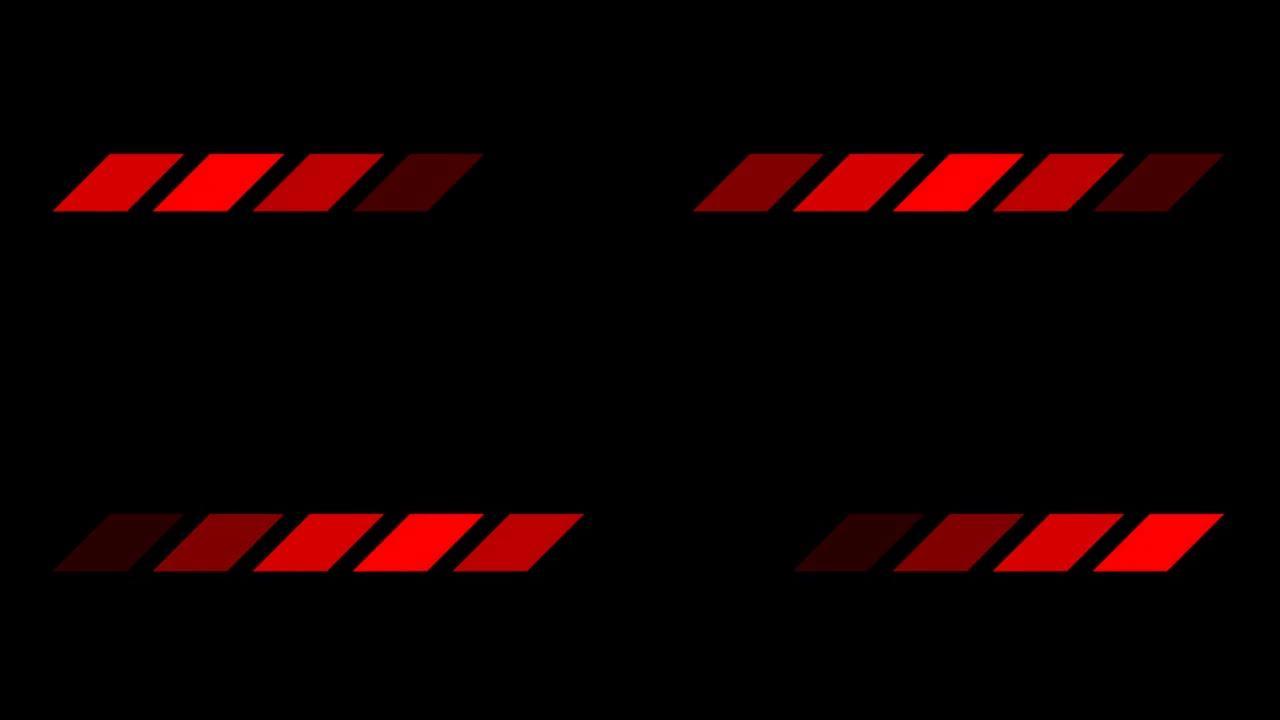 简单的彩色块过渡块滑动动画在4K 60FPS暗背景易于使用。滑动动画。