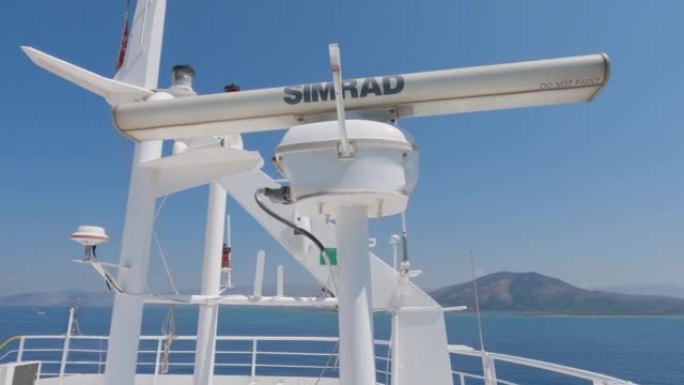 连接意大利巴里和希腊科孚岛的渡轮雷达设备