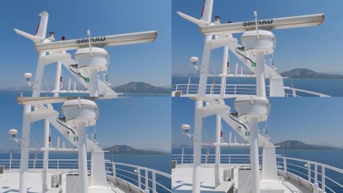 连接意大利巴里和希腊科孚岛的渡轮雷达设备