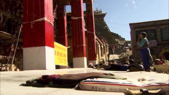 唐卡 佛教 西藏 修复古建