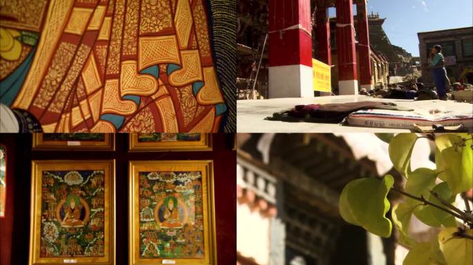唐卡 佛教 西藏 修复古建