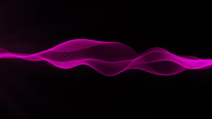 紫色粒子波