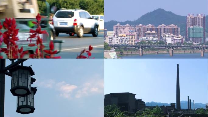 城市 车水马龙 城市空境 自然风光