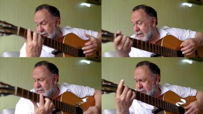老人学弹吉他带视频教程