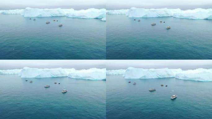 伊卢利萨特冰湾观鲸船之旅。格陵兰