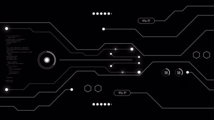 PNG Alpha.Abstract Circle and line HUD technologic