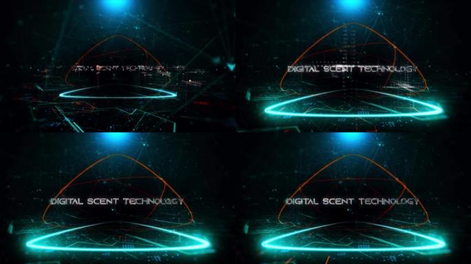 数字媒体中的数字气味技术写作: 数字气味技术股票mp4视频-背景数字气味技术