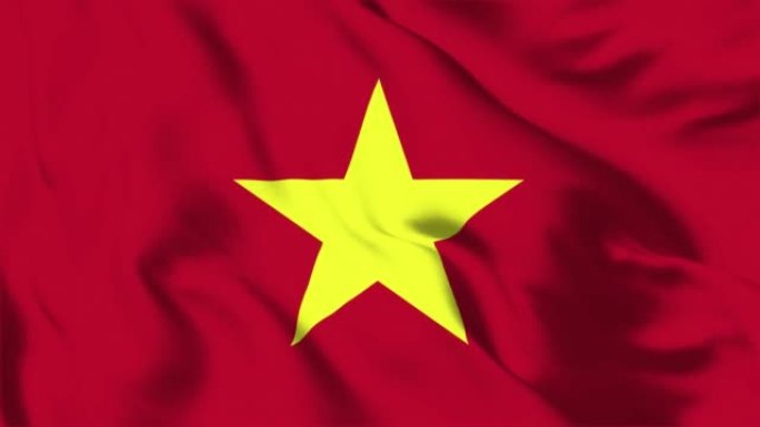 越南国旗循环可4K分辨率