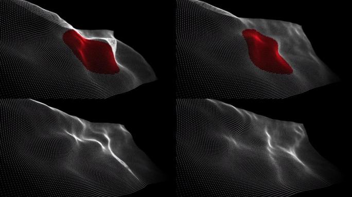 日本数字国旗覆盖