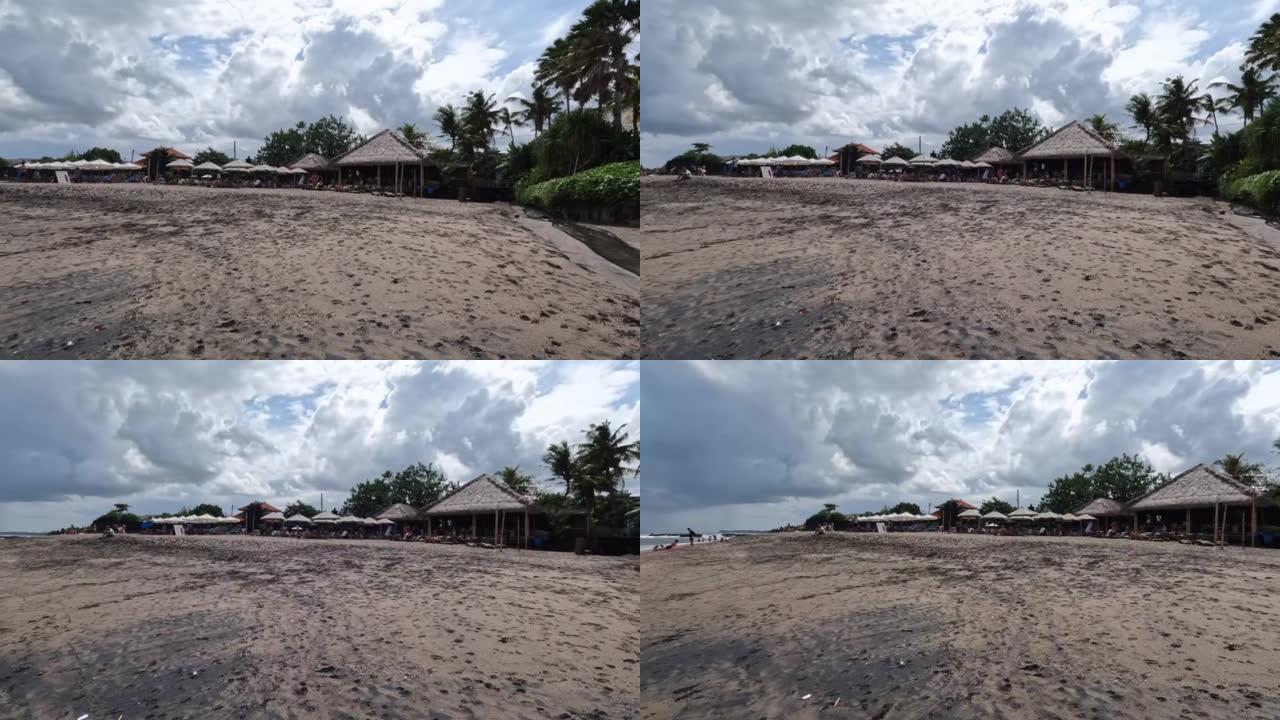 印度尼西亚巴厘岛仓古的峇都博龙海滩。