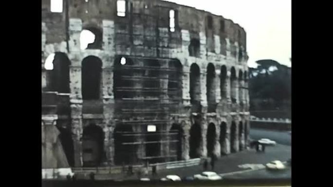 罗马60年代的罗马斗兽场