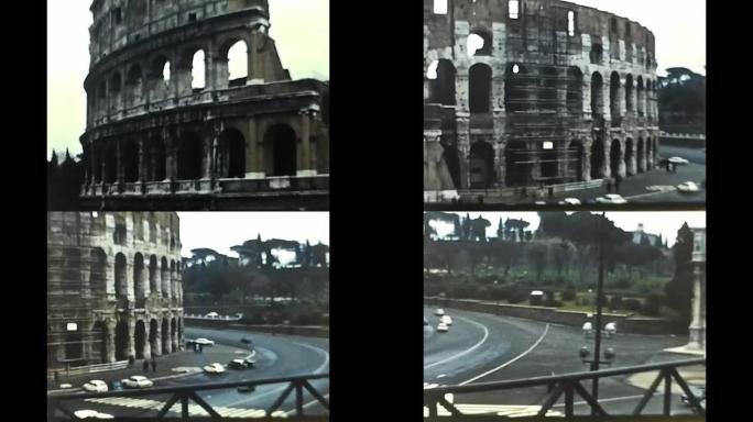 罗马60年代的罗马斗兽场