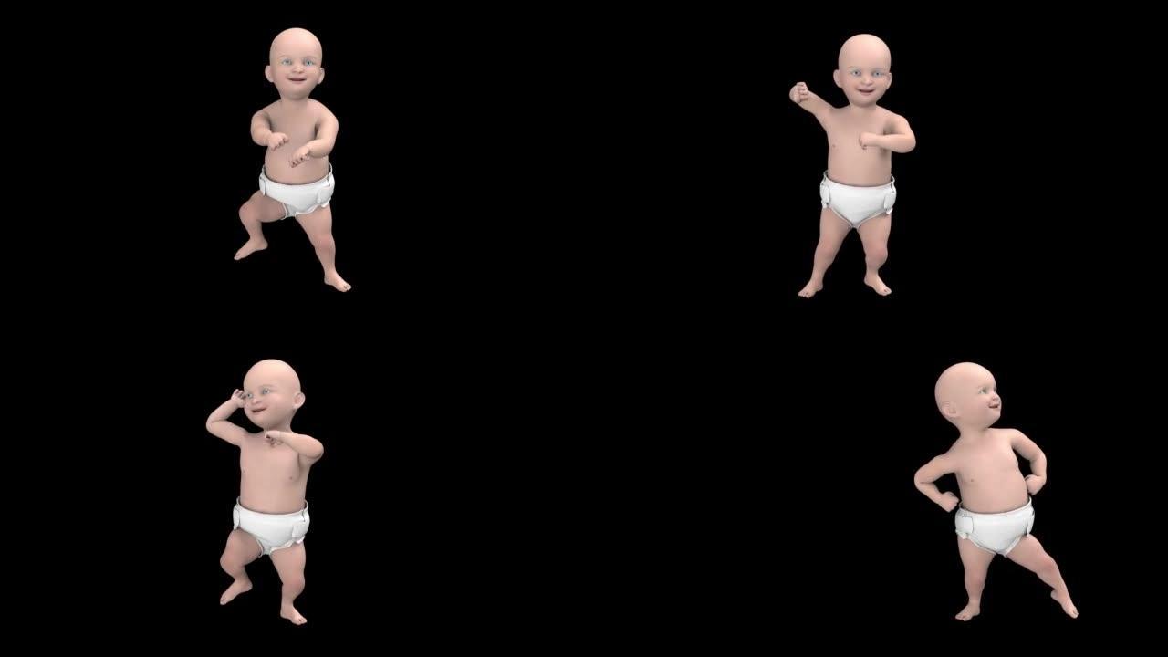 婴儿舞蹈循环