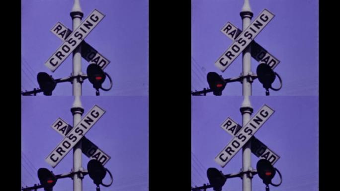 美国1948，交通信号和铁路交叉口标牌
