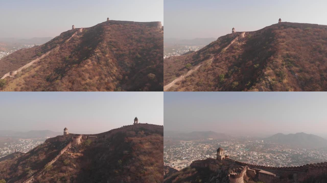 Jaipur Amber Fort Aerial View