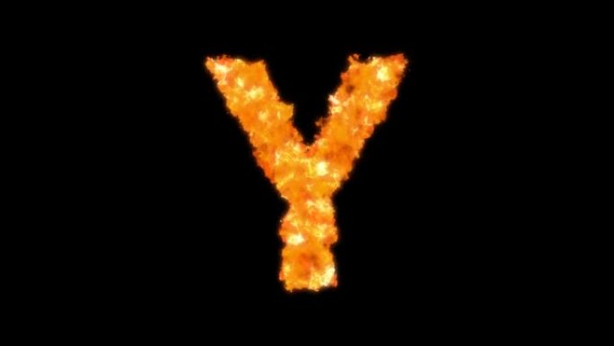 燃烧字母Y