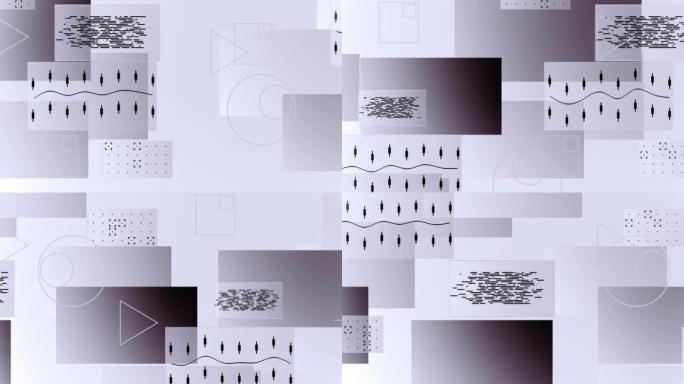 Animated Shape Pattern Background
