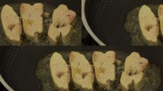 鹅肝烹饪过程