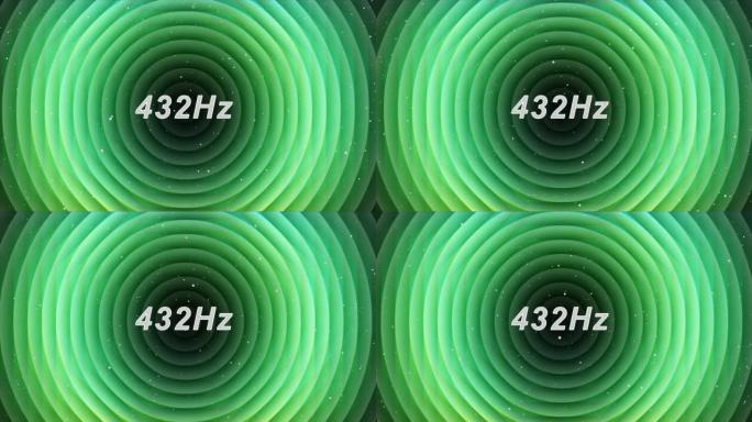 动画背景声波频率432 hz