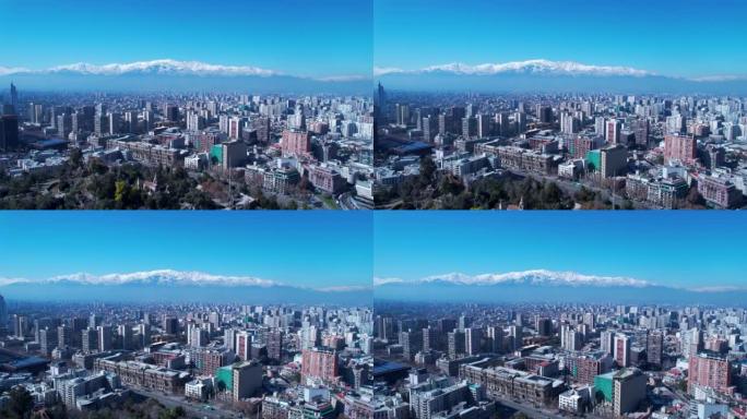 智利首都圣地亚哥市中心南美洲国家。
