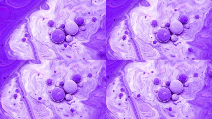 运动中的颜色水磨石紫色白色清水玩具