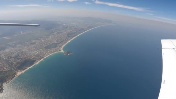 里约热内卢从飞机上鸟瞰图