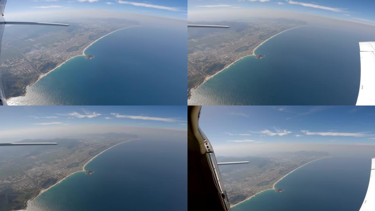 里约热内卢从飞机上鸟瞰图