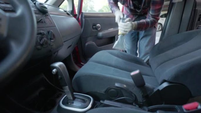 Specialist deep washing passenger car seat, removi