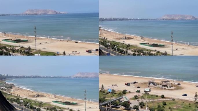 利马，米拉多海滩和大海马格达莱纳·德尔3月秘鲁2022年5月