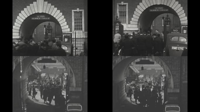 英国1939，一群人进入阿克顿技术学院