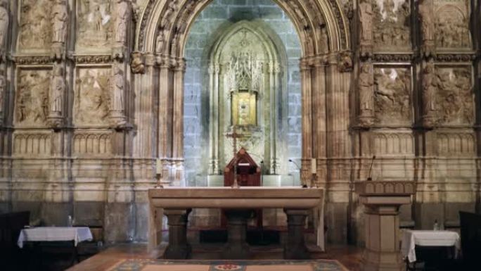 西班牙圣杯瓦伦西亚大教堂内的圣杯圣物礼拜堂
