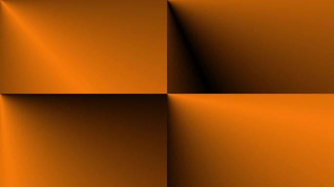 移动橙色和黑色渐变背景。万圣节快乐。摘要背景。复制空间。