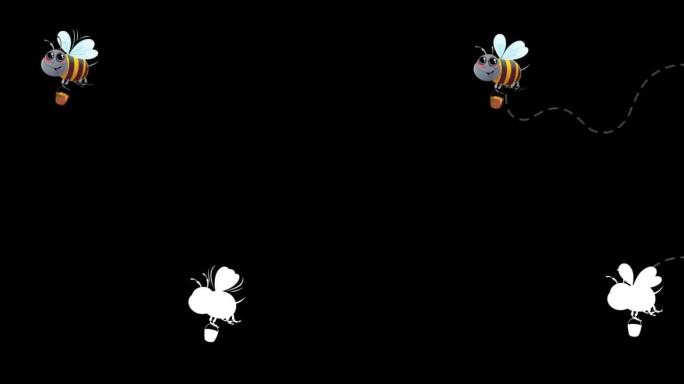 飞来的蜜蜂。