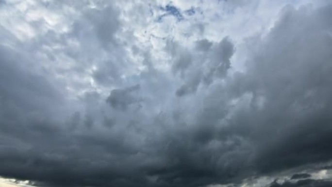 风暴云时间流逝云涌变天气候乌云台风恶劣雨