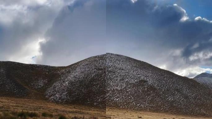 雪中林迪斯通过，垂直长宽比