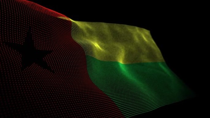 几内亚比绍的数字国旗覆盖