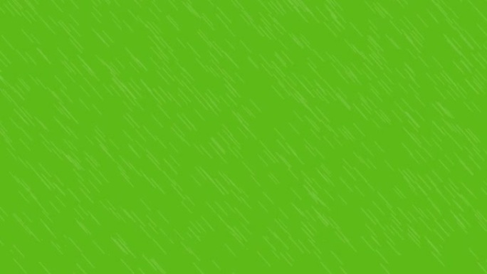 雨水落在绿色屏幕上