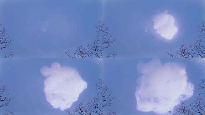 空中飞碟中云门形成的神秘奇怪天气现象