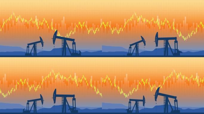 石油井架-金融背景