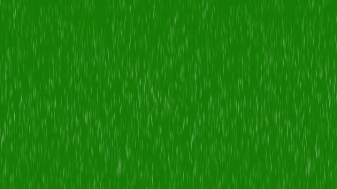 雨绿屏，雨滴落下绿屏背景。真正的雨落在绿屏上，循环雨落在背景上，落在绿屏背景上的雨滴动画镜头