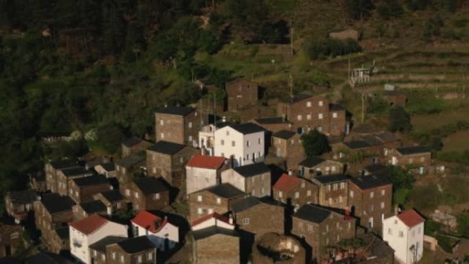 葡萄牙中部pi ó d ã o村的航拍