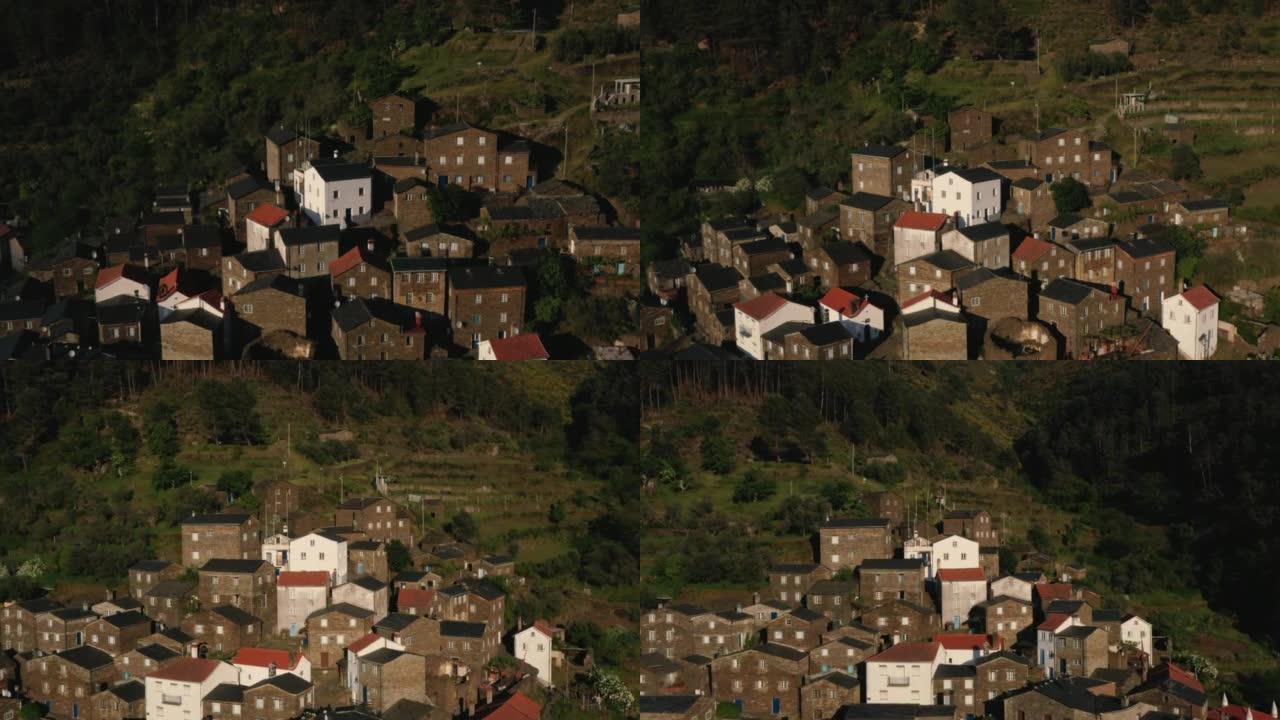 葡萄牙中部pi ó d ã o村的航拍