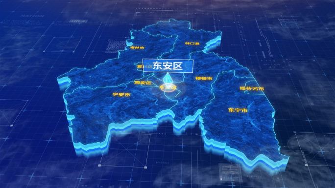 牡丹江市东安区蓝色三维科技区位地图