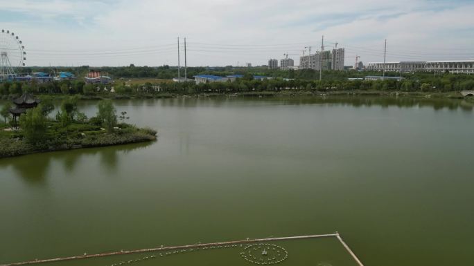 湖岸   湖景    高楼