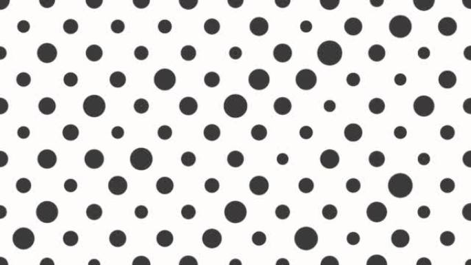 Black dots geometric pattern