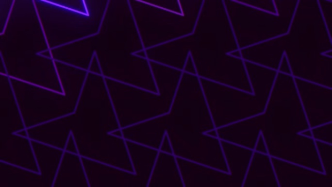 紫色led三角形图案