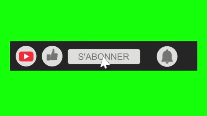 Subscribe Button Animation in French Language.